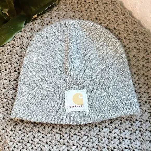 Carhartt Light Gray Knit Beanie - Picture 1 of 2